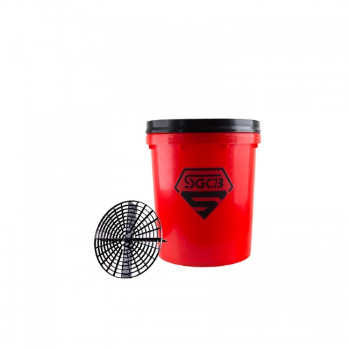 WASH BUCKET SYSTEM-RED/BLACK
