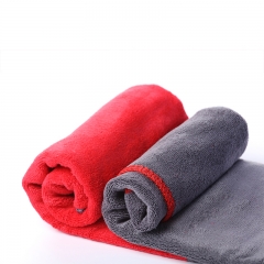 MICROFIBER WAX REMOVEL TOWEL-GRAY/RED