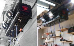 TANDEM TYPE COMBINED RETRACTABLE REEL BOX